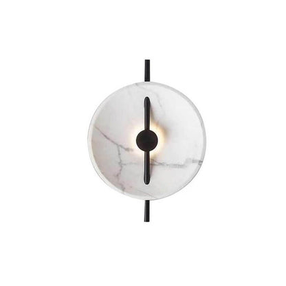 MarbleGlow | Elegante ronde wandlamp