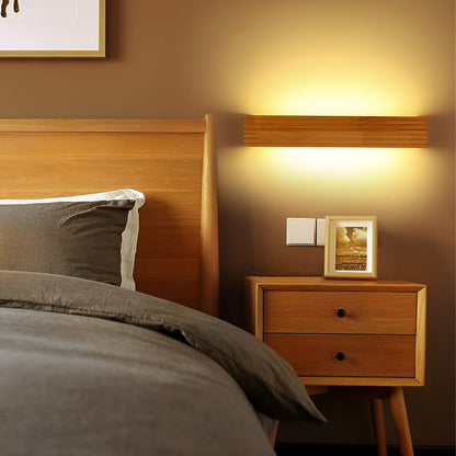 WoodGlow Waterdichte Scandinavische LED wandlamp