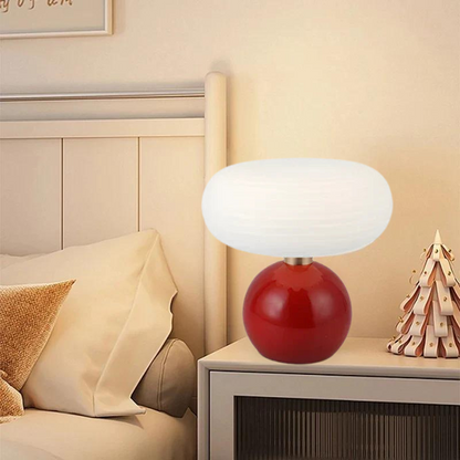 Magic Mushroom Tafellamp | Paddenstoel Nachtlamp met Warm Wit Licht & USB, Ontspannende Sfeerverlichting voor Slaapkamer & Woonkamer