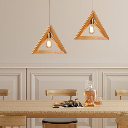 NovaFrame | Scandinavische Hanglamp met Houten Frame