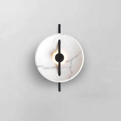 MarbleGlow | Elegante ronde wandlamp