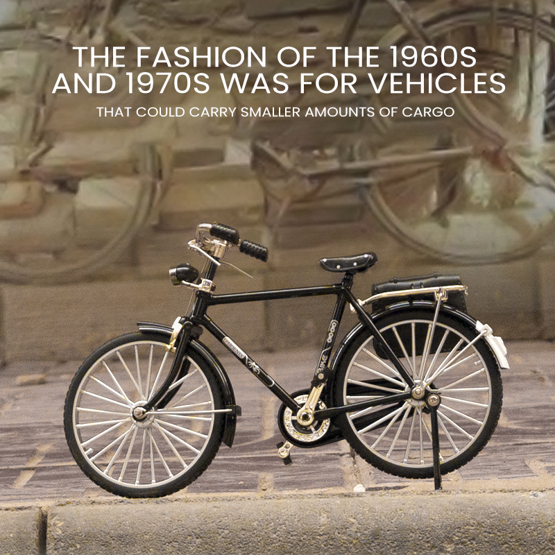VintageCycle | Elegant retro fietsmodel Ornament