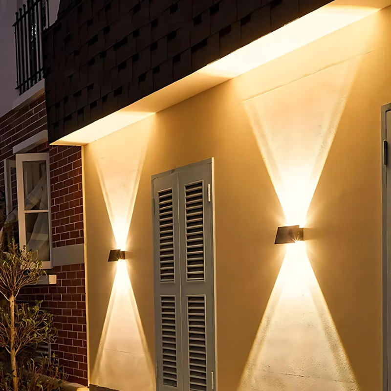 SonnenLicht | Balkonlamp op zonne-energie met warm LED-licht