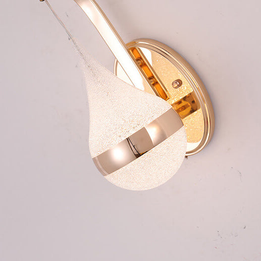 GlimmerDrop | Elegante druppel wandlamp