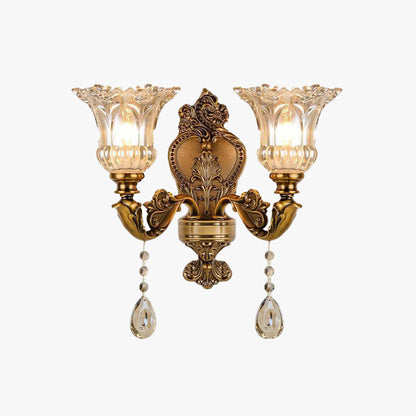 LumiHeritage | Elegante vintage gouden wandlamp