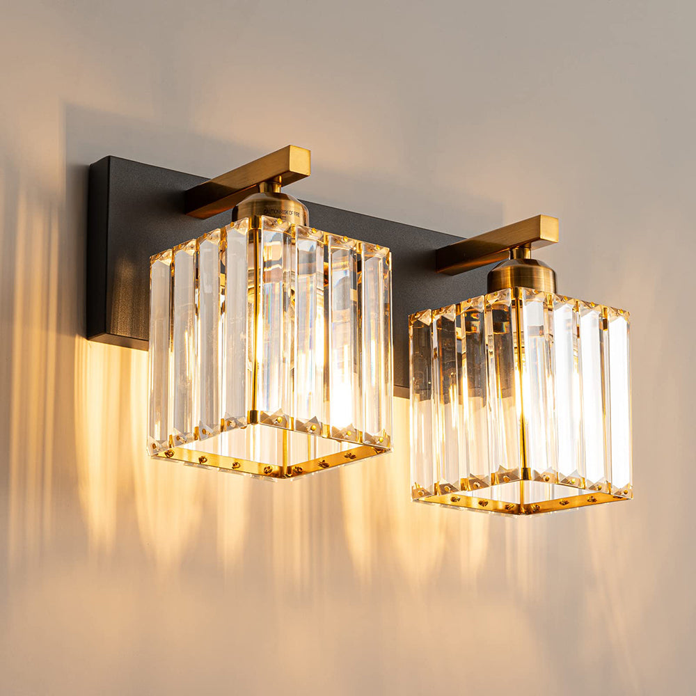 GlamCube | Luxe kristallen wandlamp