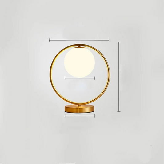 LuxeAura - Dimbare Lamp met Uniek Ringontwerp