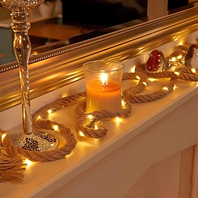 StarShimmer | Feeënverlichting op Zonne-energie – Sfeervolle Tuinverlichting met Warmwitte LED’s voor Balkon, Terras & Feestdecoratie