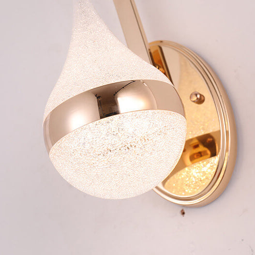 GlimmerDrop | Elegante druppel wandlamp