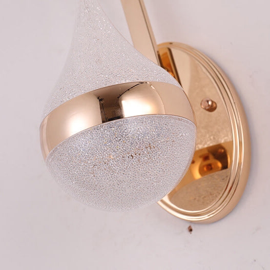 GlimmerDrop | Elegante druppel wandlamp