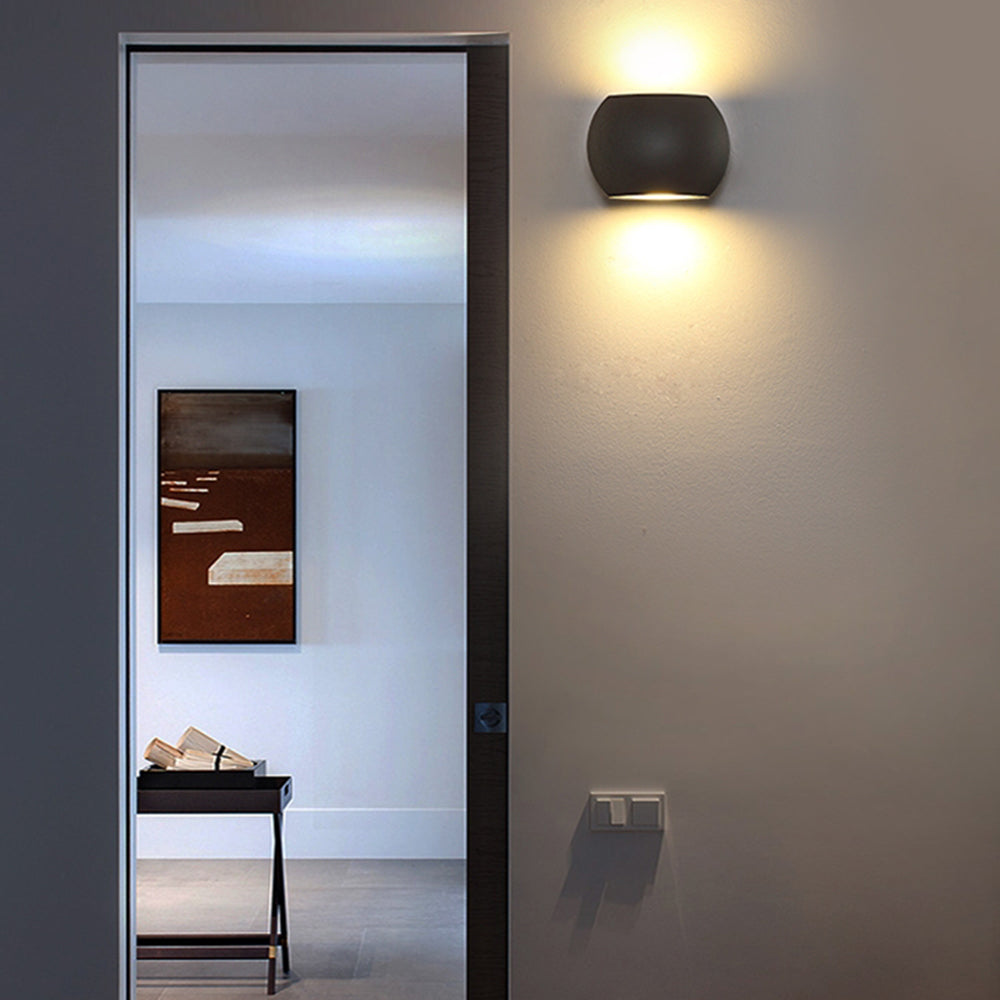 Minimalistische wandlamp voor buiten
