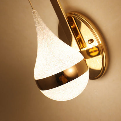 GlimmerDrop | Elegante druppel wandlamp