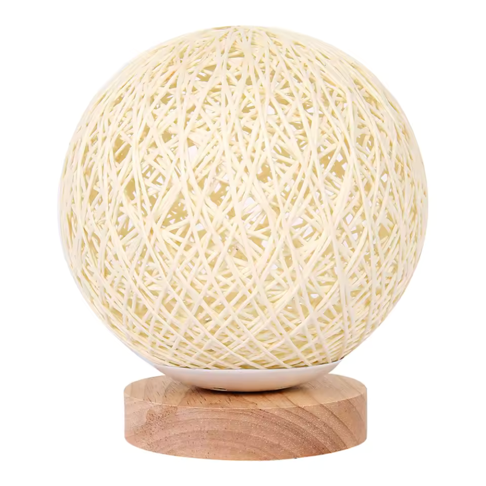 LED rotan bal bureaulamp nachtlamp licht