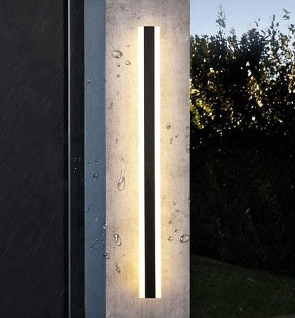 Gestreepte wandlamp