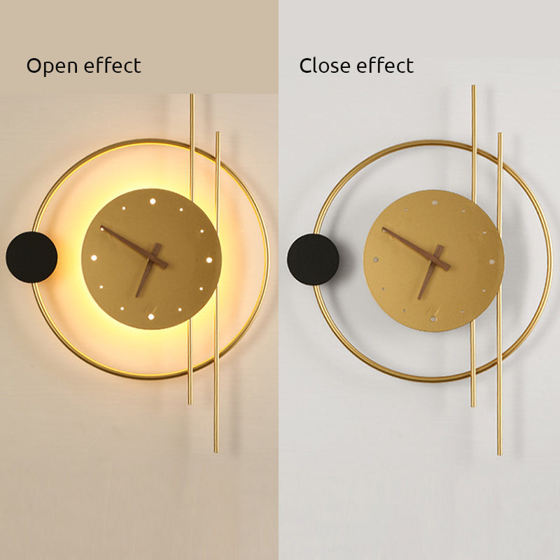 GlowClock | Moderne wandlamp met klok