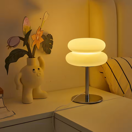 Romig Nachtkastje Lampje met USB & 3-Kleuren Dimming