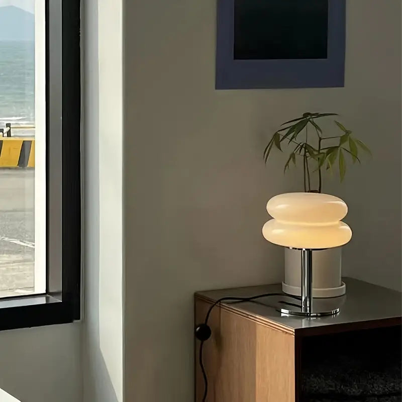 VerdaGlow | Moderne & elegante glazen tafellamp
