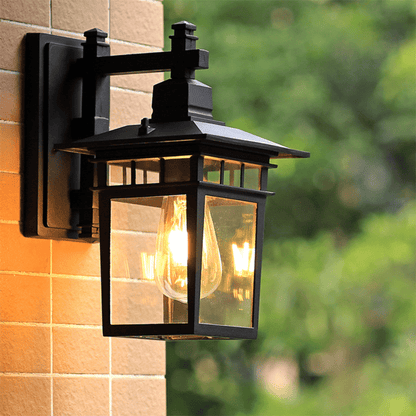 Alessio Zwart Deco Buiten Wandlamp