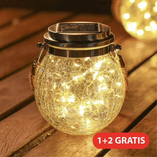 Glaslicht op zonne-energie