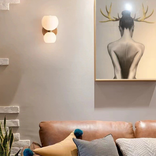 TwinLume Minimalistische dubbele LED wandlamp
