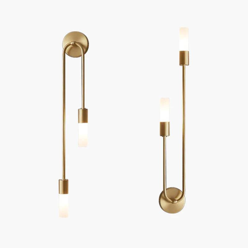 BrightGold | Elegante LED wandlamp met dubbel licht