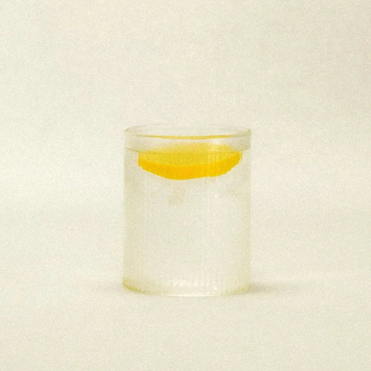 Fijn geribbeld glas