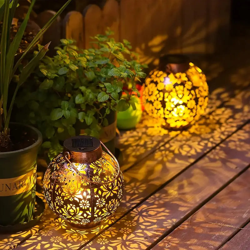 LunaLush | Retro & Elegante Zonnetuinlantaarn