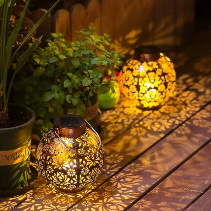 LunaLush | Retro & Elegante Zonnetuinlantaarn