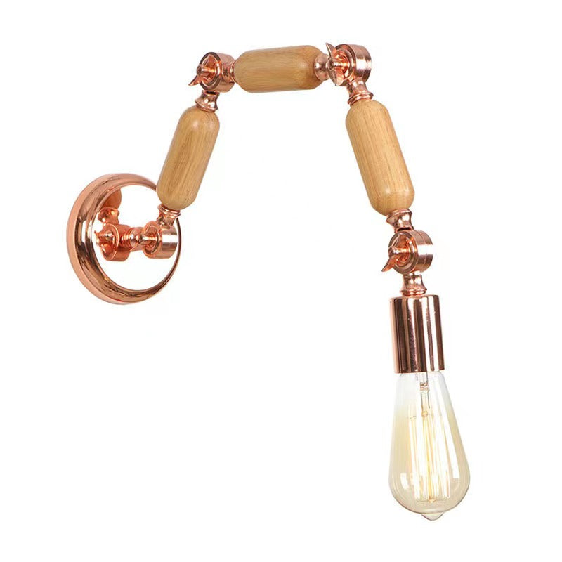 Verstelbare vintage wandlamp
