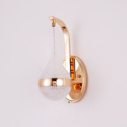 GlimmerDrop | Elegante druppel wandlamp