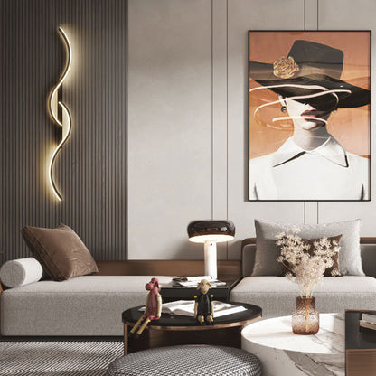 TwilightCurve | S-vormige wandlamp