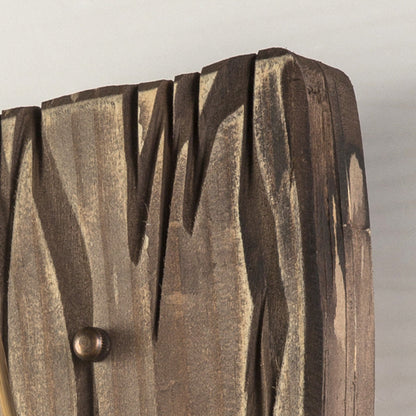 VintageHearth | Klassieke houten wandlamp