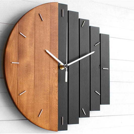 Noxium | Natuurlijk hout design Wandklok