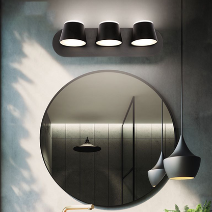 CylindraLux | Minimalistische trio wandlamp