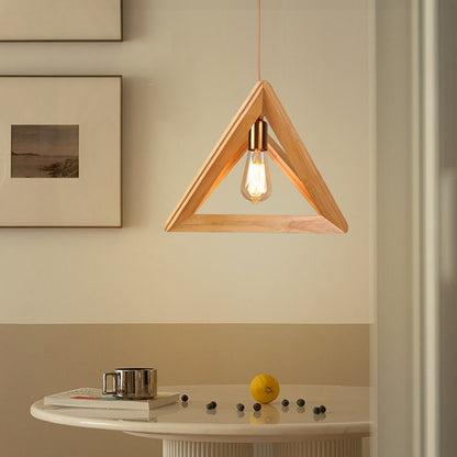 NovaFrame | Scandinavische Hanglamp met Houten Frame