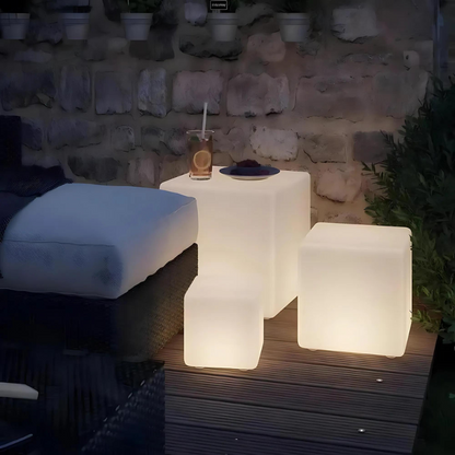 WürfelLicht | Stijlvolle LED-tuinlamp met praktische afstandsbediening
