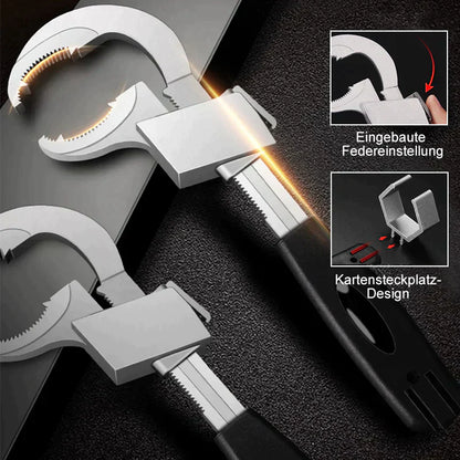 MultiWrench | Multifunctionele verstelbare dubbele steeksleutel