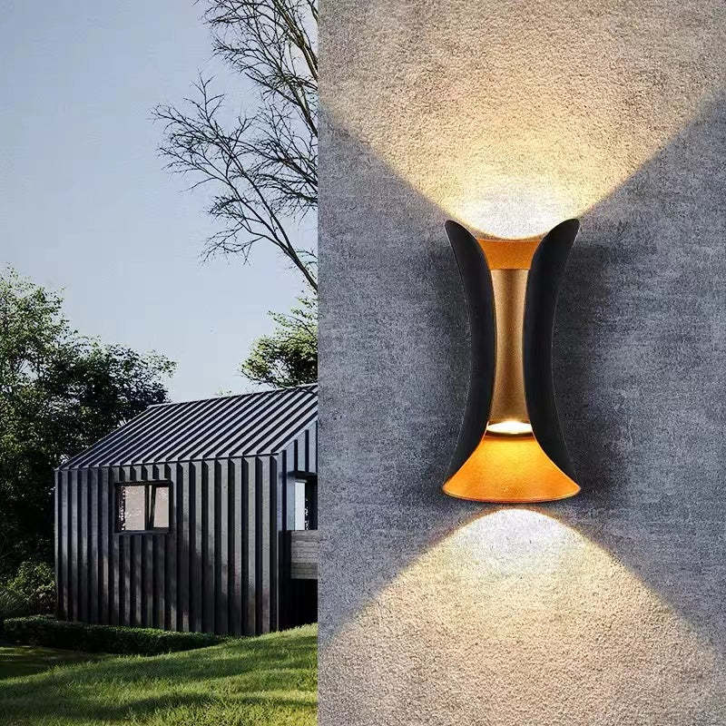 Buiten Waterdichte LED Aluminium Wandlamp