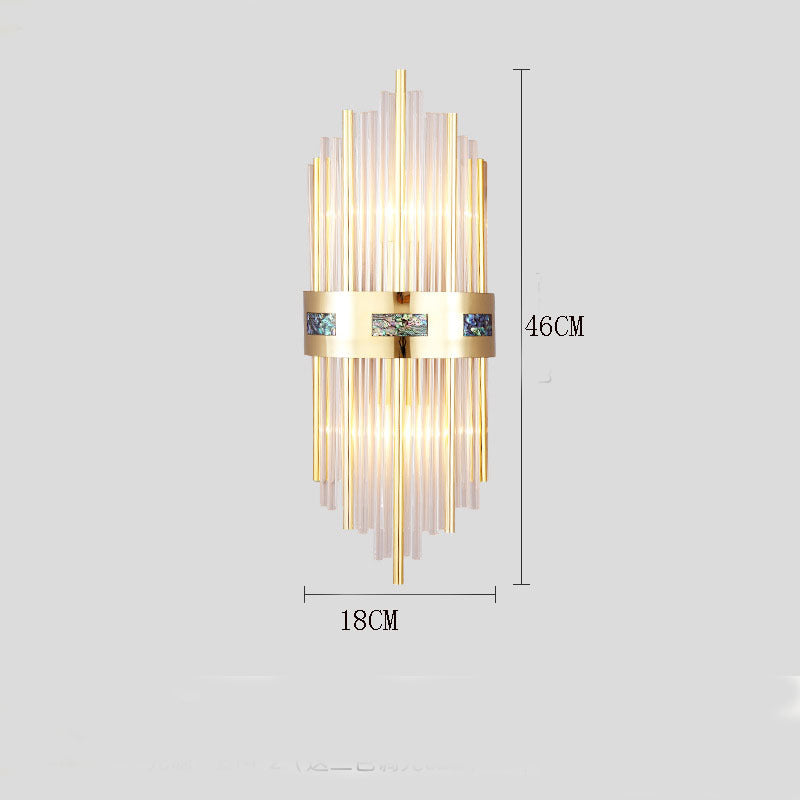 GleamTower | Luxe gouden wandlamp