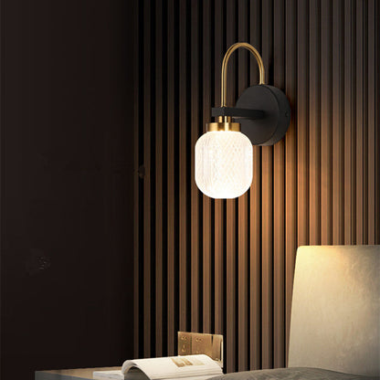 GoldShade | Stijlvolle wandlamp in zwart en goud