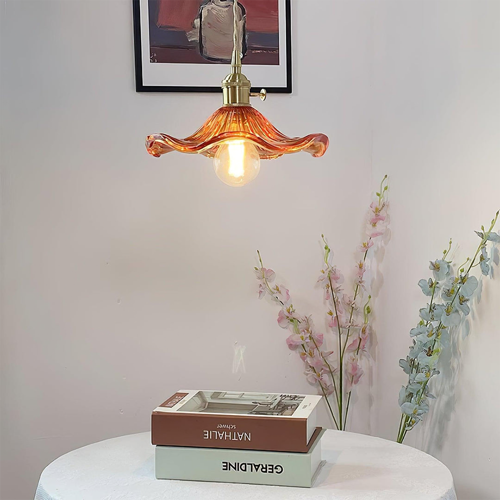 Stijlvolle hibiscusbloem lamp