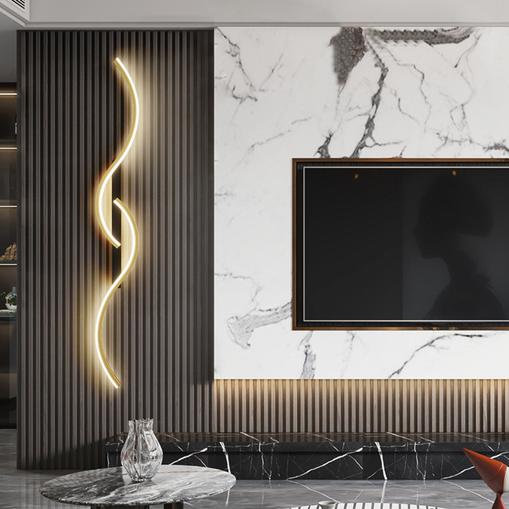 TwilightCurve | S-vormige wandlamp