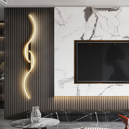 TwilightCurve | S-vormige wandlamp