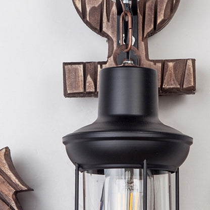MarineGlow | Anker van hout LED lamp