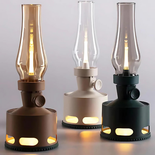 Vintage LED tafellamp | Nostalgische sfeer voor elk huis