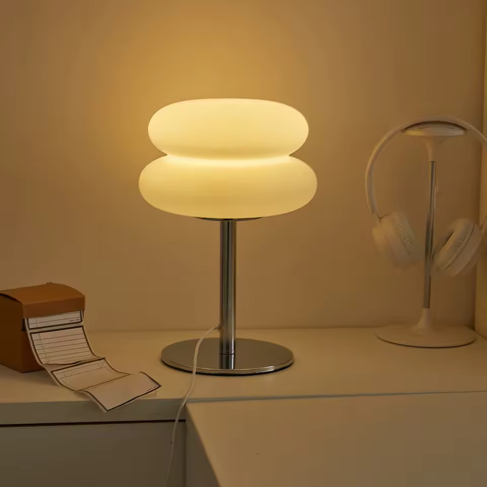 Romig Nachtkastje Lampje met USB & 3-Kleuren Dimming