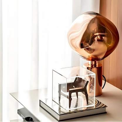 MeltGlow | Elegante chromen tafellamp