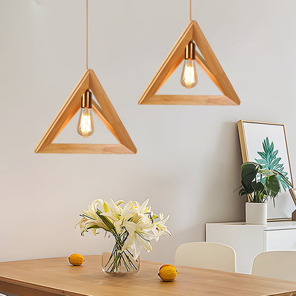 NovaFrame | Scandinavische Hanglamp met Houten Frame