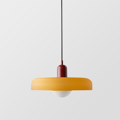 StiloGlas | Kleurrijke Hanglamp in Bauhaus-stijl – Glas-in-lood Design & Modern Vakmanschap