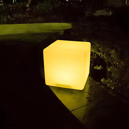 WürfelLicht | Stijlvolle LED-tuinlamp met praktische afstandsbediening